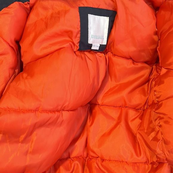 Diesel Boys Navy Puffer Coat super warm size 5/6 - Picture 7 of 14